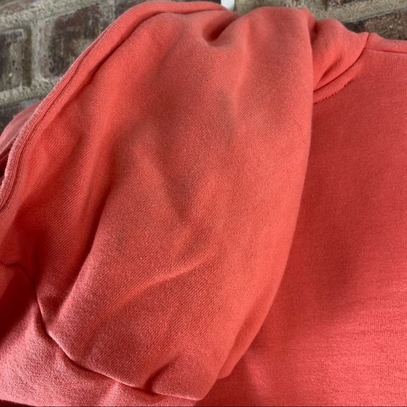 Nice Kicks Salmon Melon Nice. Text Bubble Embroidery Pull Over Hoodie Sweater L - Picture 3 of 8